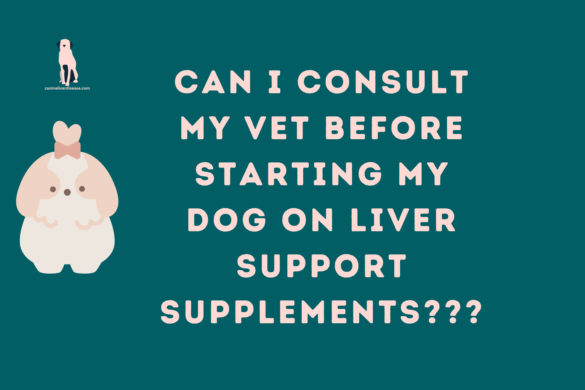 Can I consult my vet before starting my dog on liver support supplements?